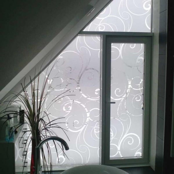 Dekorfolie Fensterbeschriftung